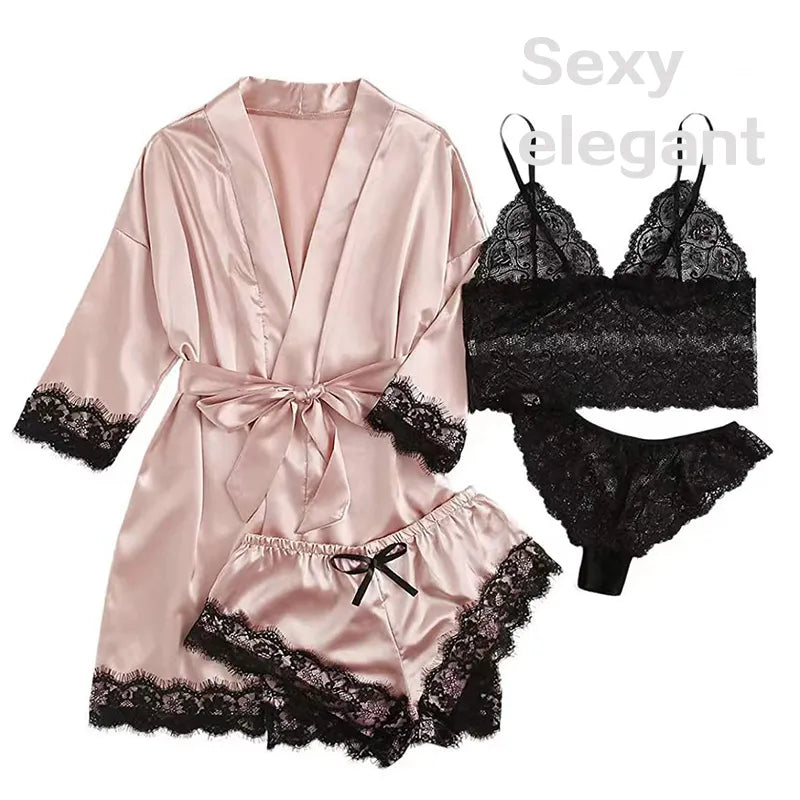 Conjunto lingerie sexy 3 em 1 - ZARAZA