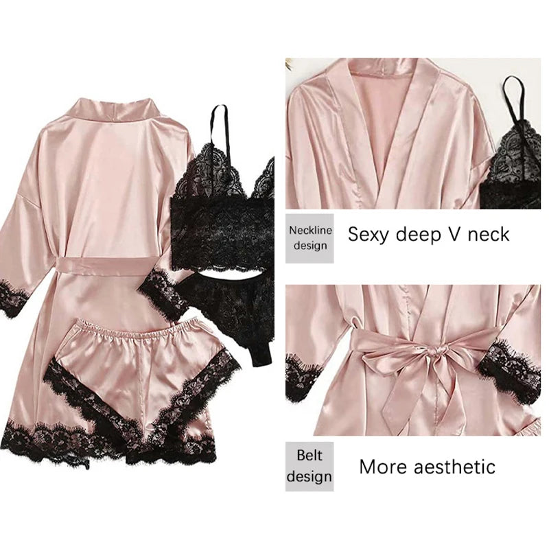 Conjunto lingerie sexy 3 em 1 - ZARAZA